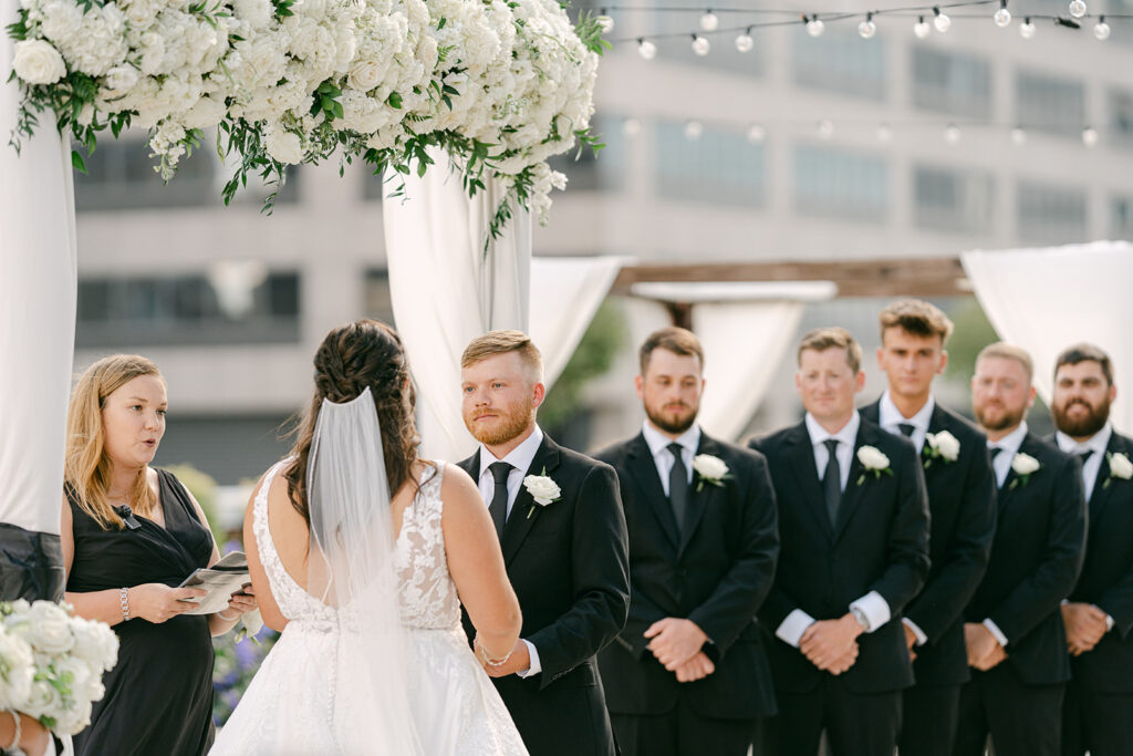 Regions Tower Wedding in Downtown Indianapolis.