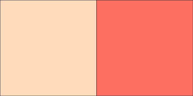 Peach and Coral