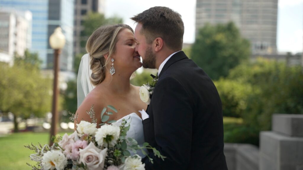Cinematic wedding video highlight reel example from Indianapolis wedding