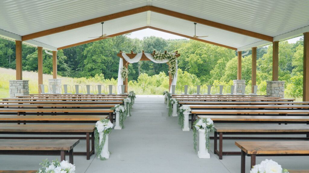 Wedding Ceremony from The Wilds Wedding Venue.