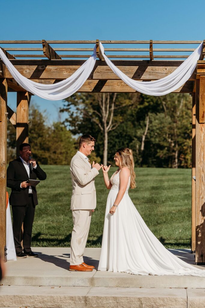 Bloomington Indiana Wedding Ceremony