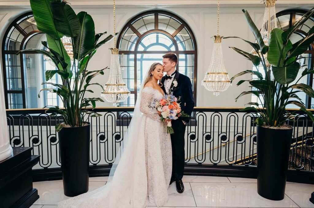 Hotel carmichael wedding couple