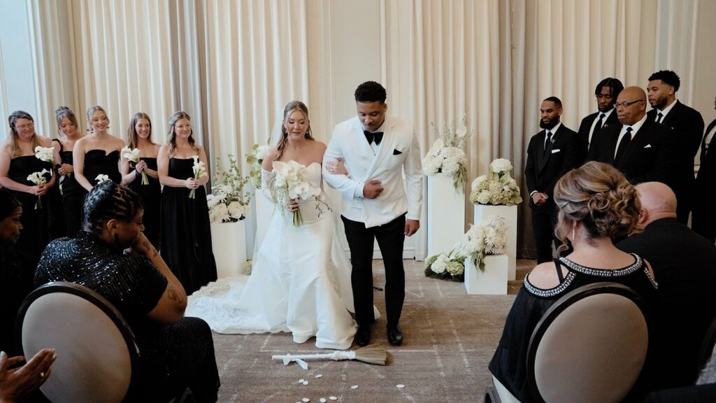 Ceremony at Omni Severin in Downtown Indianapolis
