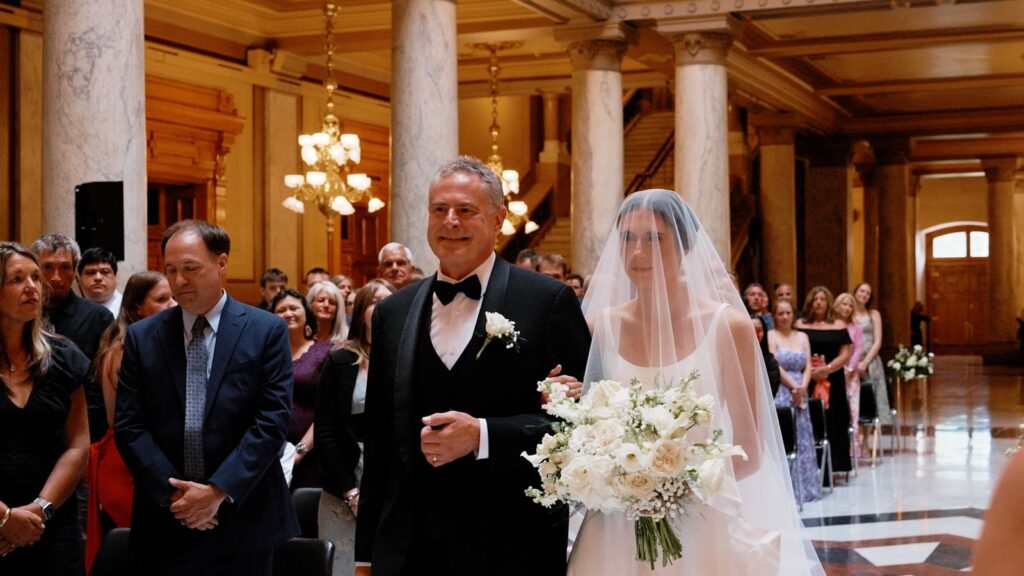 White European-style type of wedding bouquet.